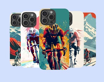 Fundas resistentes para teléfonos de ciclismo, compatibles con iPhone, Samsung y Google.