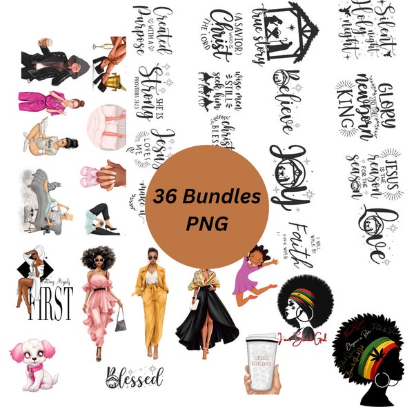 36 Bundle, t-Shirt Designs PNG, PNG Files for Silhouette Cut Files, clipart, PNG for Shirts, Flower png, Circuit , clipart