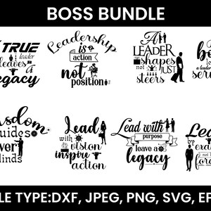 Proud Boss SVG Bundle: Celebrate Your Leadership