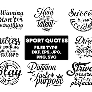 Sports quotes svg, sports svg bundle, tshirt designs SVG,  GYM fitness and workout, Sport Bundle Sayings SVG
