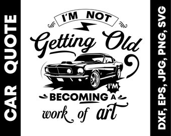 Coche SVG, Cita de coche SVG, Diseño de camisa de papá, Camisa de chico de coche, No me voy a poner camisa vieja SVG