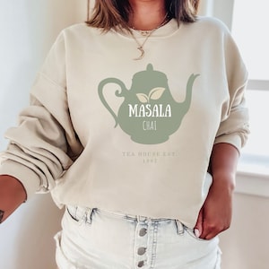 Felpa Masala Chai, Cucina Indiana, Regalo Mamma Indiana, Amante Chai, Amante del tè, Regalo del tè, Regalo indiano