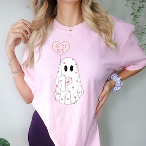 Be My Boo Ghost Valentine Day Tshirt, Valentine Day Be My Boo Tee, Be My Boo Valentine Sweater, Girly Valentine Day Gift, Girlfriend Gift