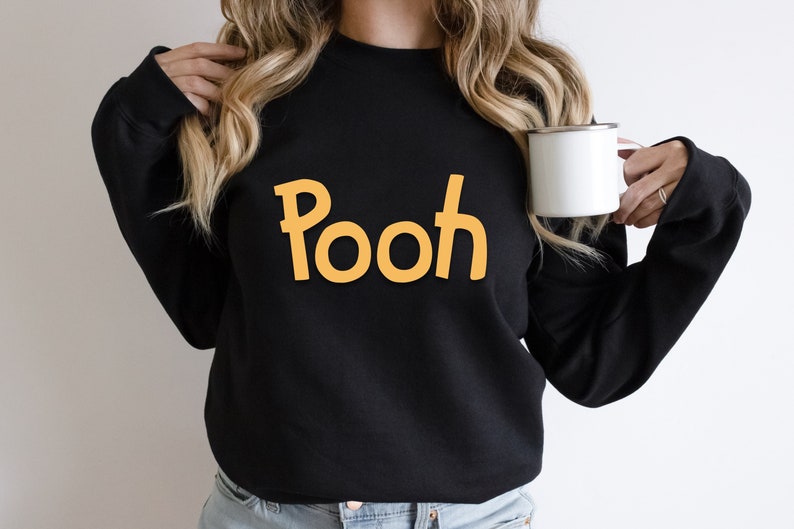 Pooh Tshirt, Winnie The Pooh Sweatshirt, Pooh Bear Sweatshirt, Disneyworld Family Matching Sweatshirt, Gift For Her bild 3