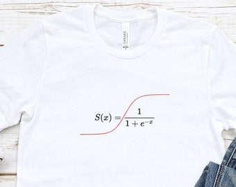 Sigmoid Function Shirt: Data Science Machine Learning Tee