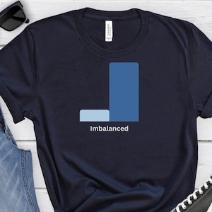 Data Science Shirt, Machine Learning Shirt, Analytics Shirt, Statistics Shirt, AI, ML, Imbalanced Distribution, Data Scientist, Imbalanced