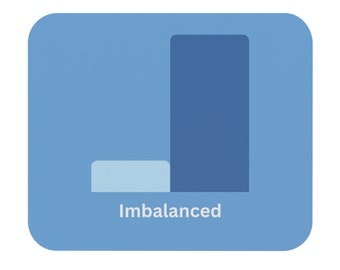 Imbalanced Classes Mouse Pad, Data Science Mouse Pad, Analytics Mouse Pad, Imbalanced Mouse Pad, Light Blue