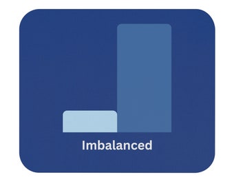 Imbalanced Classes Mouse Pad, Data Science Mouse Pad, Analytics Mouse Pad, Imbalanced Mouse Pad, Dark Blue