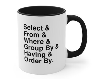 SQL Order of Operations Coffee Mug - Data Science Gift
