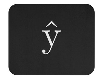Y Hat Mouse Pad, Data Science Mouse Pad, Analytics Mouse Pad, Y Pred Mouse Pad