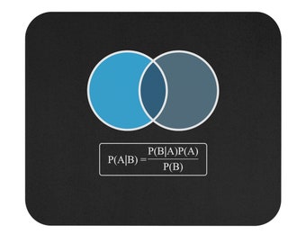 Naive Bayes Mouse Pad, Data Science Mouse Pad, Analytics Mouse Pad, Bayesian Mouse Pad