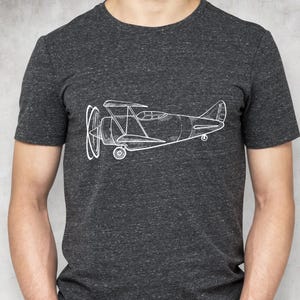 Minimalist Airplane Tee for Aviator, Pilot Gift, Aircraft Silhouette Shirt, Aviation Enthusiast Top, Plane Lover Present