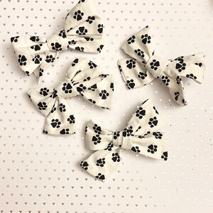Paw Printed Bow