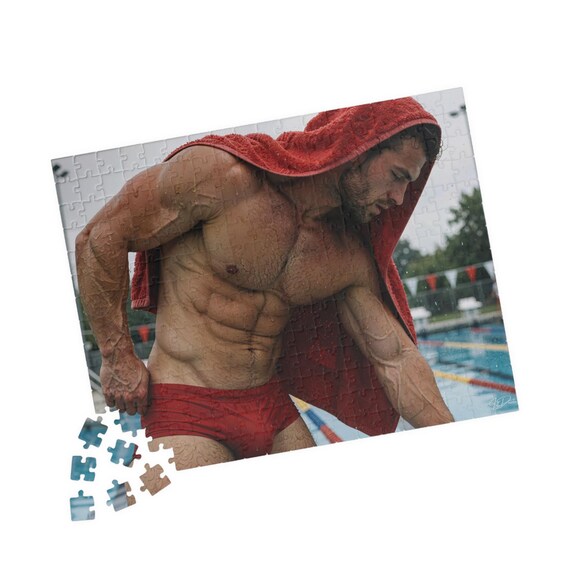 Sexy Muscle Swimmer Puzzle — 7