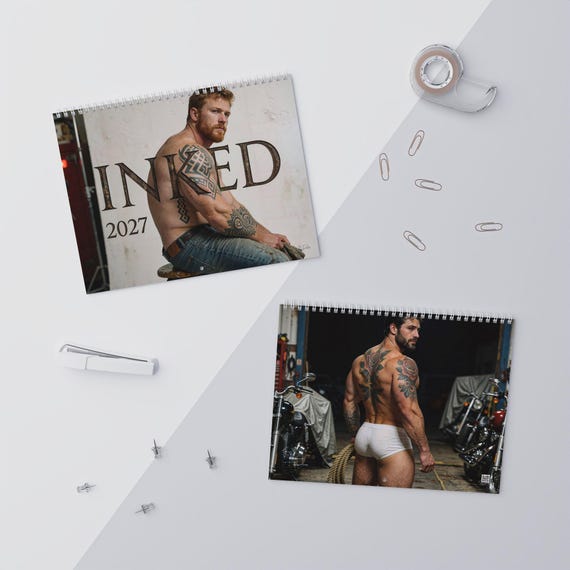 2027 Calendar Inked Men — 3