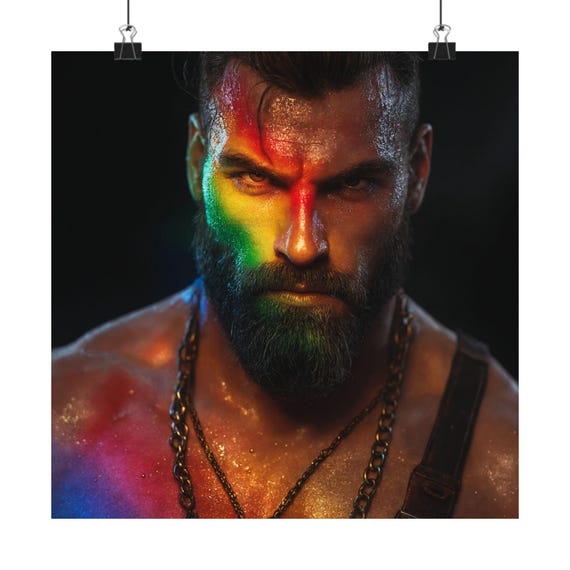 rainbow light male bust
