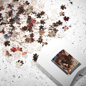 Puzzle | Attraktiver, muskulöser Rettungsschwimmer am Strand | Puzzle für Erwachsene | Romantisches Geschenk für ihn | 110 oder 252 Teile Bild 4