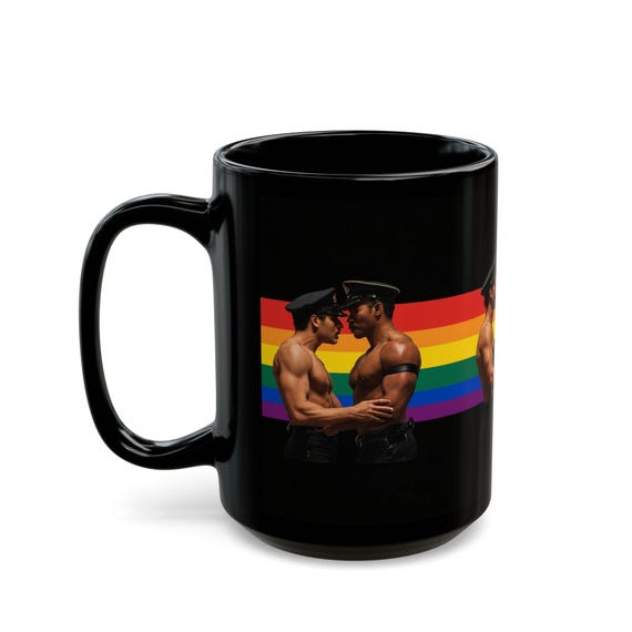 Tasse en cuir gay — 12