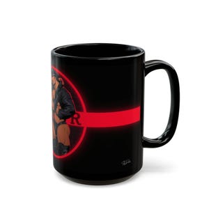 Taza para hombres de cuero | Pareja gay de hombres musculosos en cuero | Regalo para él | Regalo para novio | Regalo de aniversario para esposo imagen 13