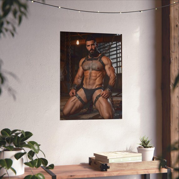 Tethered Muscle Men Print — 6