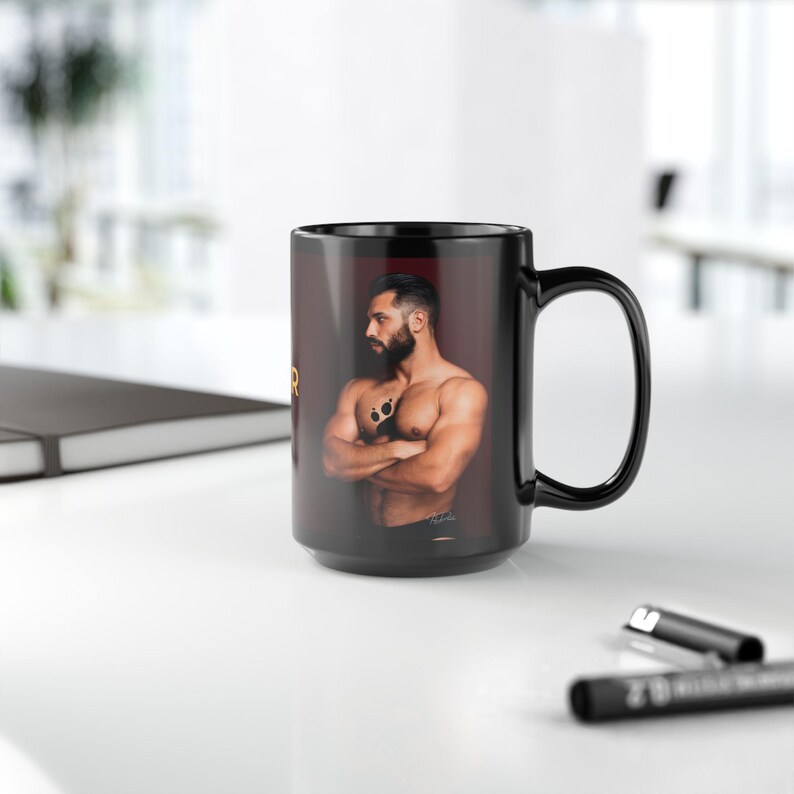 Gay Bear Mug | Muscular Bearded Bear Men | Gift for Him | Boyfriend Gift | Bear Pride Coffee Mug | Sexy Gay Bear Gift Idea image 17