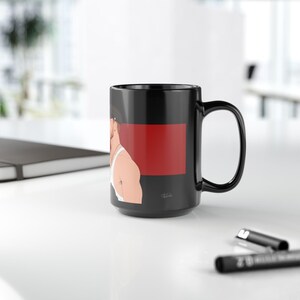 Leather Men Mug | Gay Bears Couple Gift | Bearded Redhead Gift for Him | Boyfriend Gift | Leather Daddy Coffee Mug | Gay Gift Idea image 17