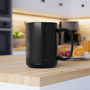Taza con diseño de hombre pelirrojo en cuero | Taza de café con hombre pelirrojo barbudo | Regalo para él | Regalo para novio | Idea de regalo gay | Taza masculina imagen 15