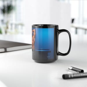 Mug | gay couple leather | pride heart tank | muscular men gift | boyfriend gift | gift for him desk image 17