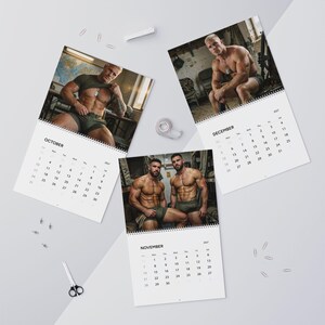 Marine-Kalender 2027 | Gay-Militärkalender | Attraktive Marinesoldaten | Geschenkidee für Männermodels | Fitnesskalender für Männer in der Kaserne Bild 14
