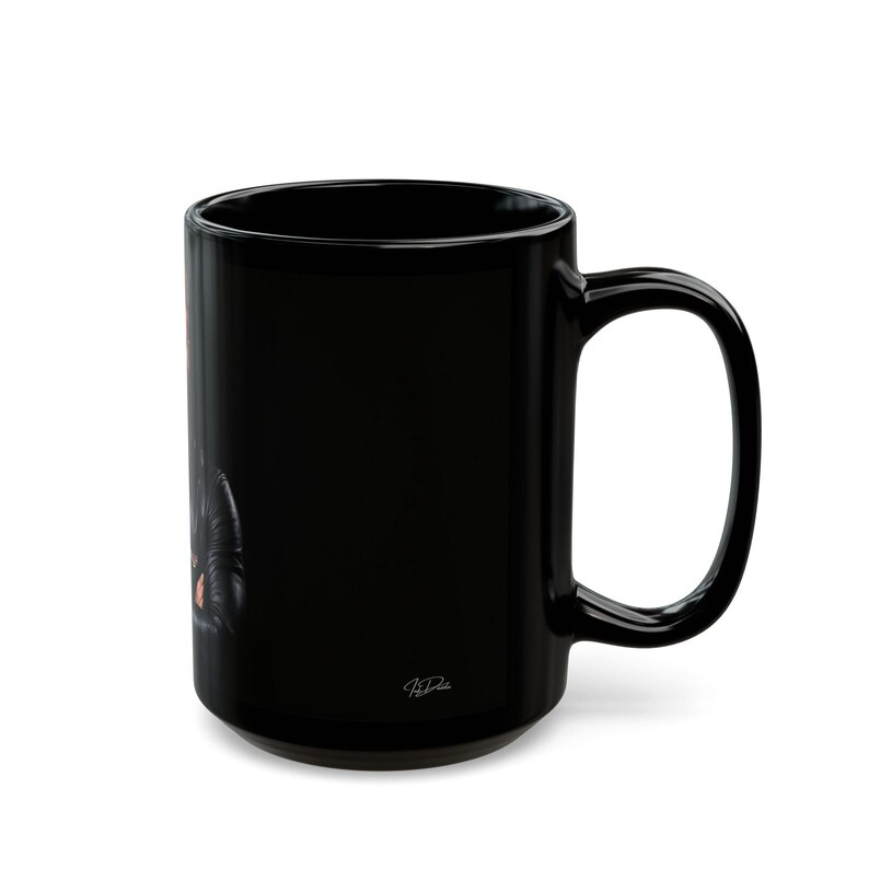 Taza con diseño de hombre pelirrojo en cuero | Taza de café con hombre pelirrojo barbudo | Regalo para él | Regalo para novio | Idea de regalo gay | Taza masculina imagen 10