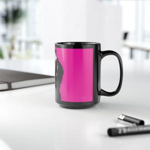 Gay Leather Police Mug | Muscular Men in Leather | Gift for Him | Boyfriend Gift | Gay Leather Couple Gift | Desk Coffee Mug image 17
