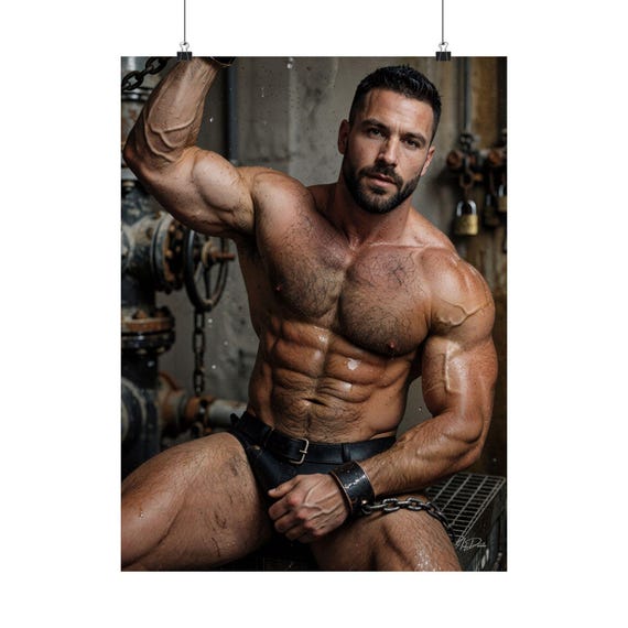 Fettered Athletic Titans Print
