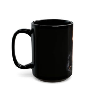 Taza con diseño de hombre pelirrojo en cuero | Taza de café con hombre pelirrojo barbudo | Regalo para él | Regalo para novio | Idea de regalo gay | Taza masculina imagen 11
