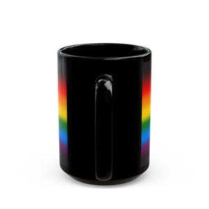 Mug Gay Pride Rainbow Love Figure | Gift for Him | Boyfriend Gift | Rainbow Pride Coffee Mug | Athletic Male Desk Cup | LGBTQ Love Mug image 13