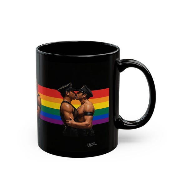 Tasse en cuir gay — 3