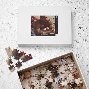 Puzzle | Attraktiver, muskulöser Rettungsschwimmer am Strand | Puzzle für Erwachsene | Romantisches Geschenk für ihn | 110 oder 252 Teile Bild 8