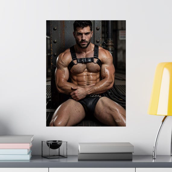 Captive Muscle Figure Print — 8