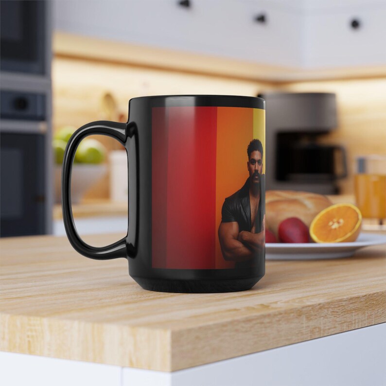 Gay Pride Mug | Leather Jacket Couple | Gift for Him | Boyfriend Gift | Rainbow Flag Mug | Gay Couple Gift | Pride Coffee Mug image 16