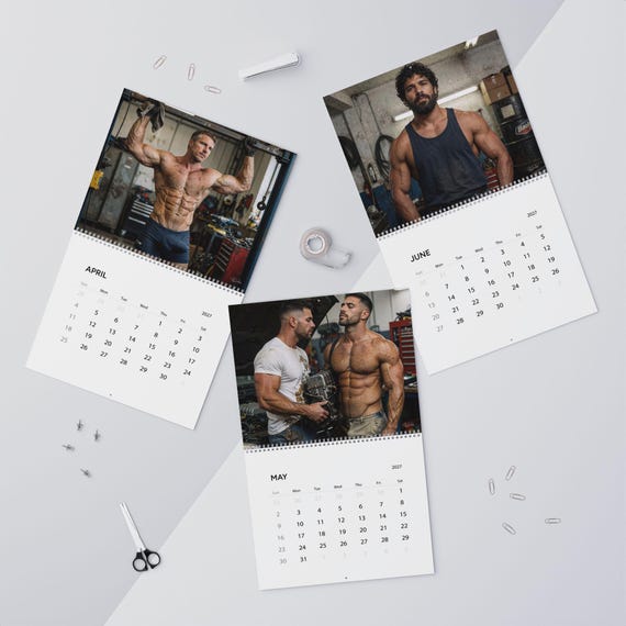 Calendrier 2027 « Mécaniciens de garage » — 12