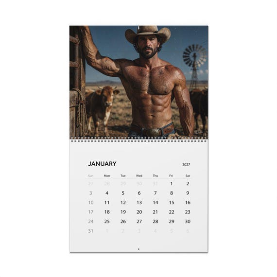 Calendario de vaqueros 2027 — 8
