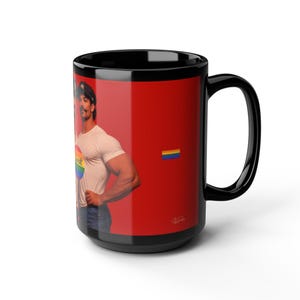 Mug | Gay Twin Captains | Muscular Pride Hunks | Twin Men Design | Gift for Him | Boyfriend Gift | Husband Gift | Gay Gift Idea image 14