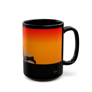Leather Wrestlers Mug | Gay Leather Men Art Mug | Muscular Grappling Gift | Gift for Him | Boyfriend Gift | Morning Coffee Mug image 13