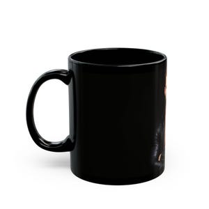 Taza con diseño de hombre pelirrojo en cuero | Taza de café con hombre pelirrojo barbudo | Regalo para él | Regalo para novio | Idea de regalo gay | Taza masculina imagen 3
