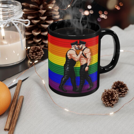 Gay Leather Men Mug — 7