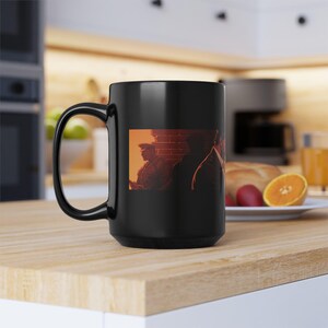 Leather Men Mug | Gay Leather Couple Art | Leather Uniform Gift for Him | Boyfriend Gift | Gay Gift Idea | Masculine Coffee Mug image 16