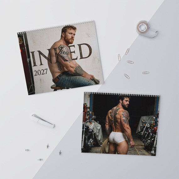 2027 Calendar Inked Men — 10