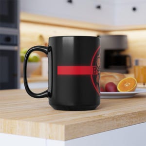 Taza para hombres de cuero | Pareja gay de hombres musculosos en cuero | Regalo para él | Regalo para novio | Regalo de aniversario para esposo imagen 16