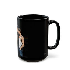Gay Leather Couple Mug | Pride Men Gift for Him | Boyfriend Gift | Gay Couple Coffee Mug | Leather Cap Men Gift | Romantic Gay Gift image 13