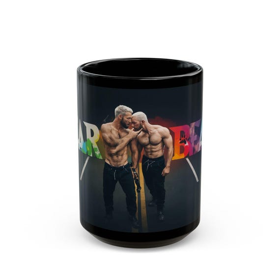 Taza con pareja gay de «osos» — 9