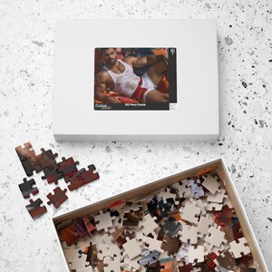 Jigsaw | Sexy Muscular Lifeguard Jigsaw | Handsome Wet Beach Rescue Hunk | Ideal Couple Evening Gift | 110 or 252 Piece Set image 8